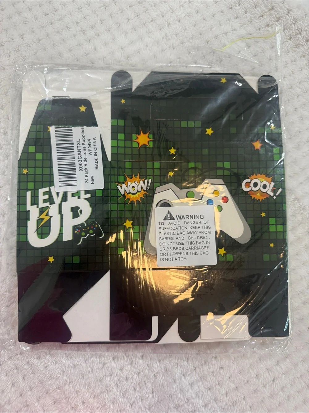 Amazon Green Gaming Controller Favor Boxes Set